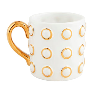 Gold Bead Mug