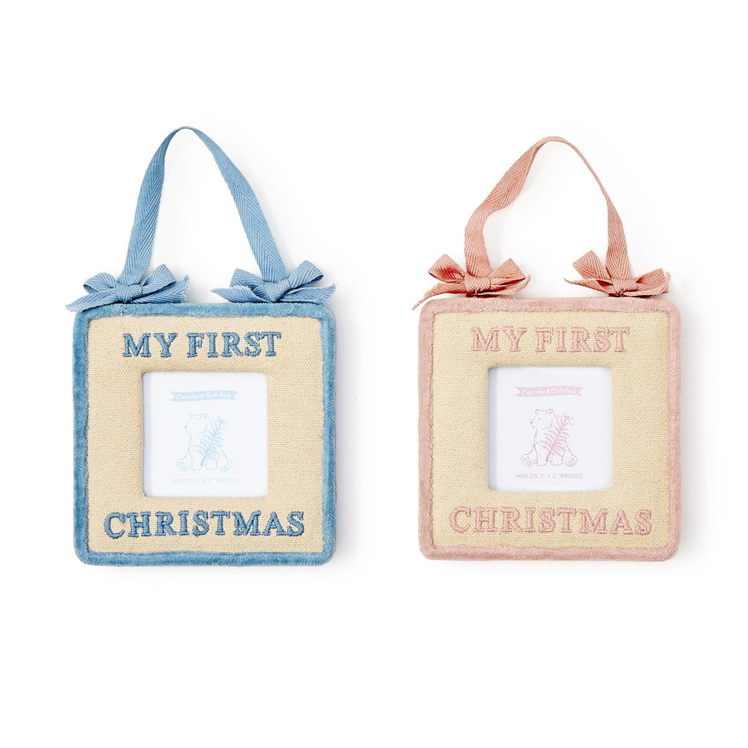 Baby's First Christmas Keepsake Photo Ornament