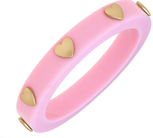 Libby Heart Resin Bangle