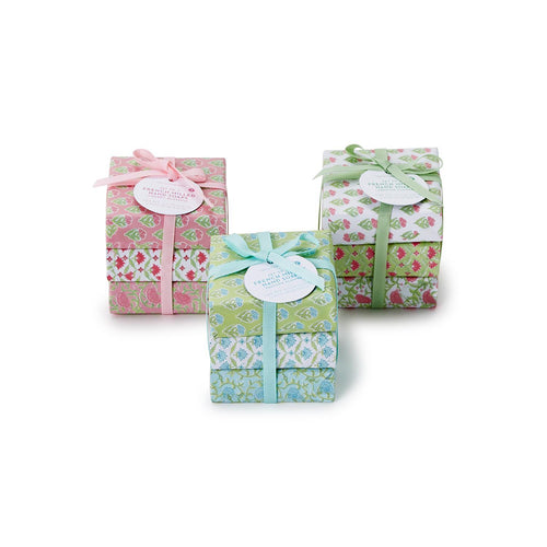 Floral Wrapped Soap Set of 3
