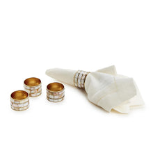 S/4 Mother of Pearl Napkin Holder