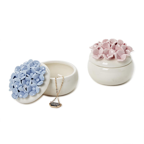 Hydrangea Trinket Jewelry Box