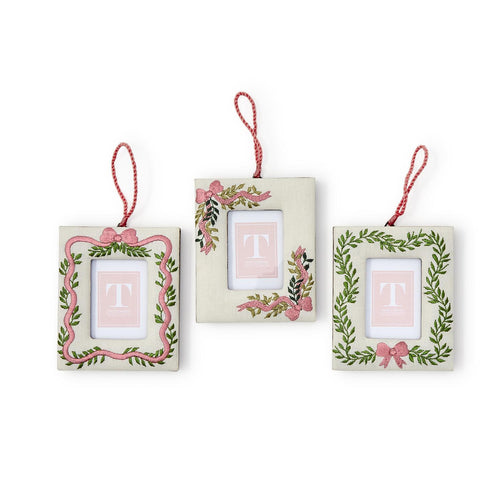 Embroidered Photo Frame Ornament