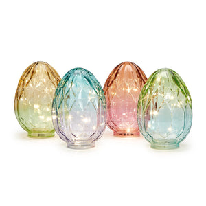 Light-Up Glass Easter Egg