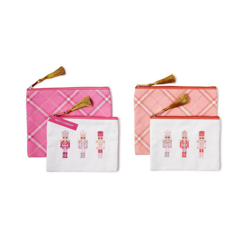 Nutcracker Set of 2 Pouches