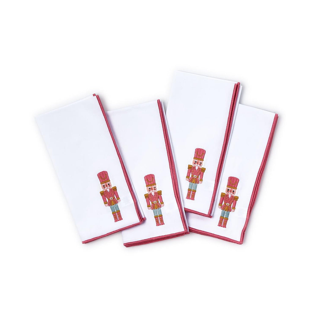 Nutcracker S/4 Embroidered Napkins