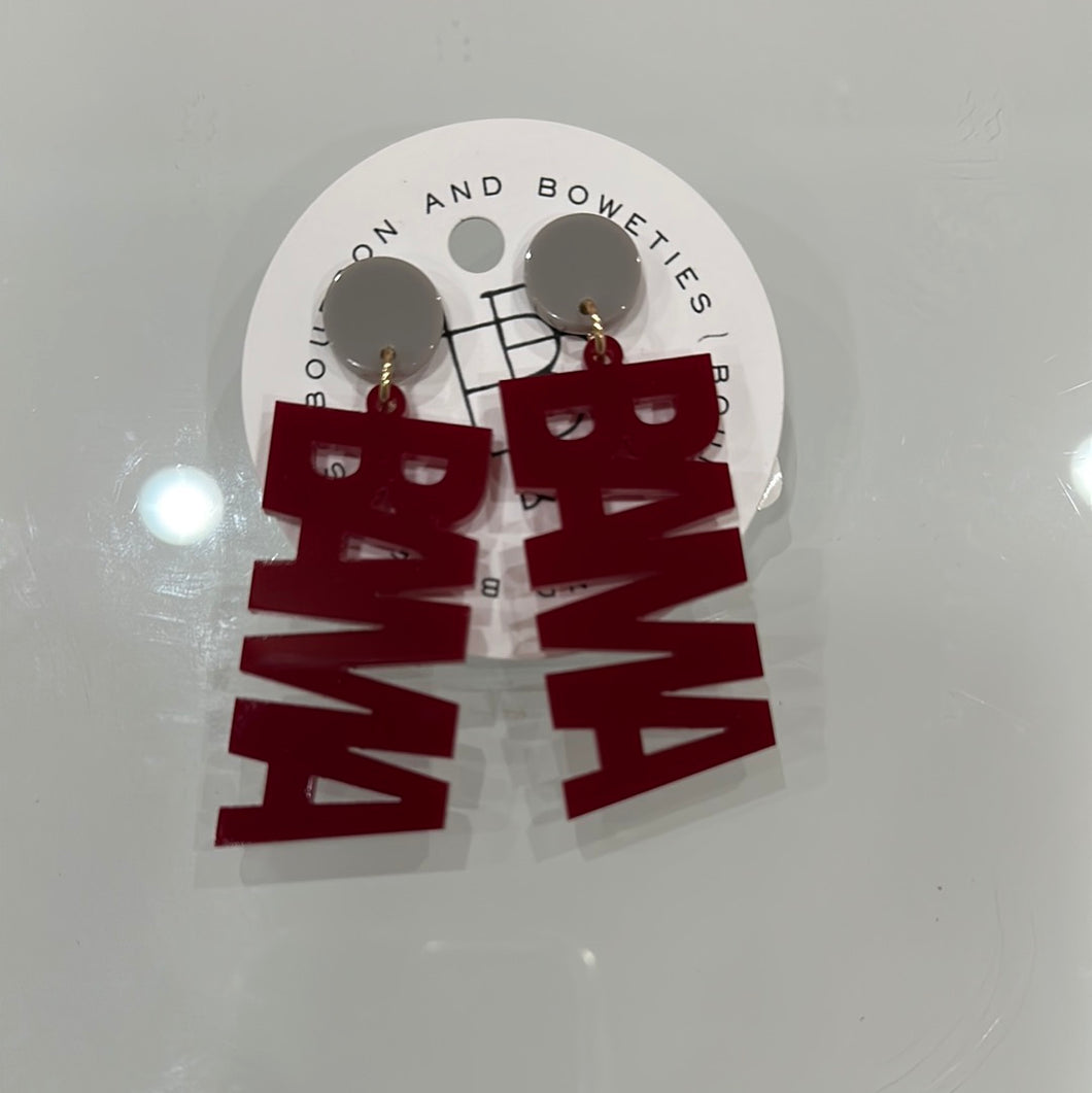 Bama Acrylic Earring