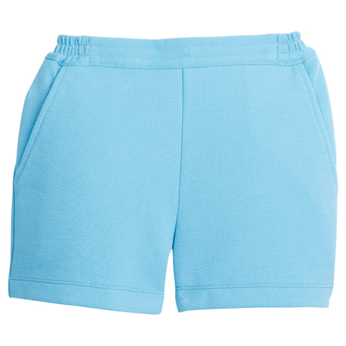 Turquoise Basic Shorts