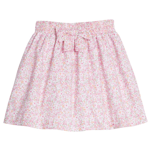 Bow Smocked Skirt - Oakleigh Floral