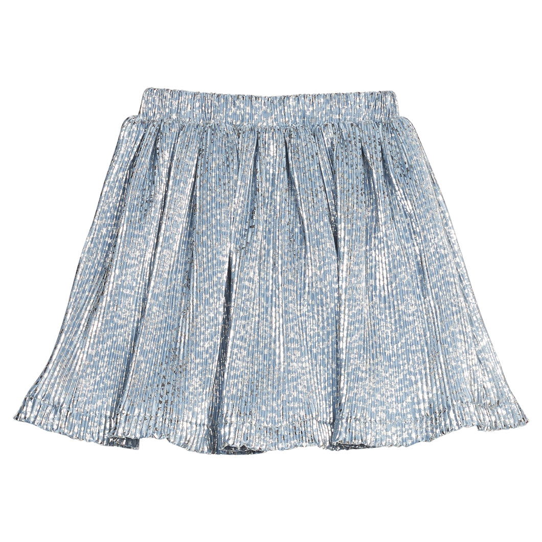 Circle Skort Blue Crinkle Stars