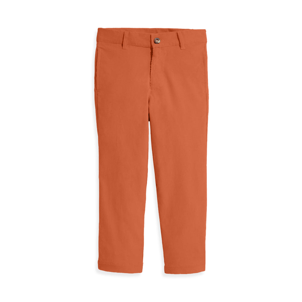 Corduroy Boy's Slim Pant in Saffron Cord