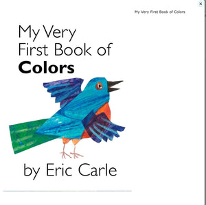 Eric Carle's My Very First Book of Colors