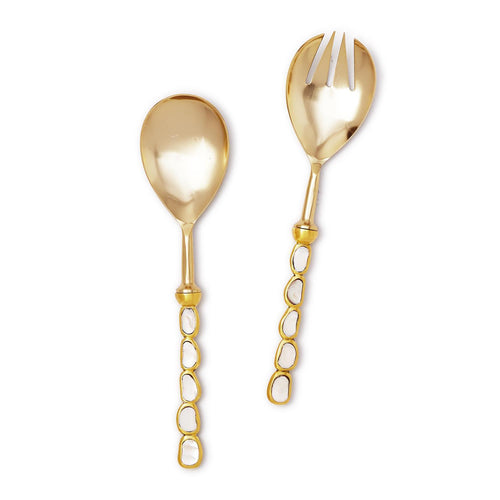 Mother of Pearl Server Set