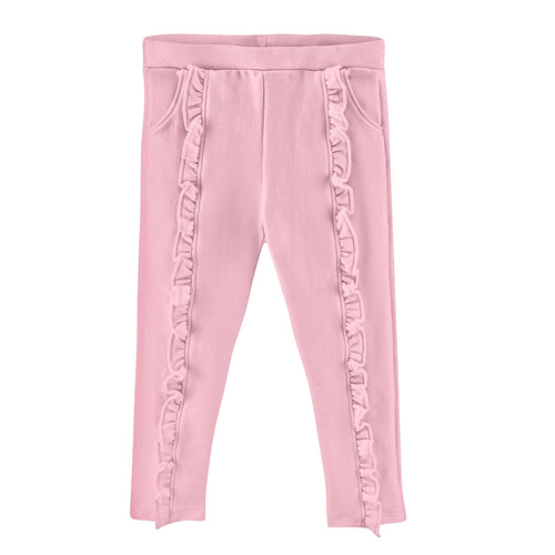 French Terry Ruffle Pants