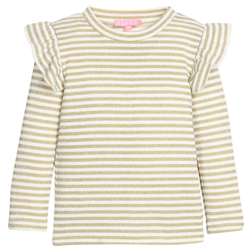 Sadie Top Gold Stripe