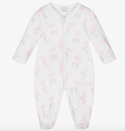 Beary Plaid Printed Footie Pk