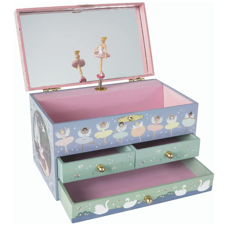 Enchanted 3-Drawer Jewelry Box