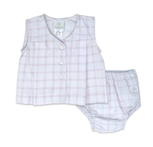 Jill Diaper Set Windowpane