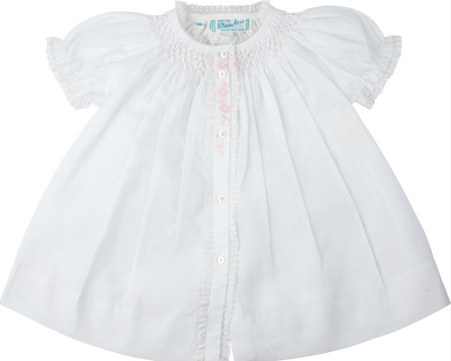 Girls Honeycomb Smocked Yoke Daygown