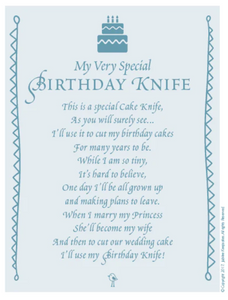 Birthday Keepsake Knife