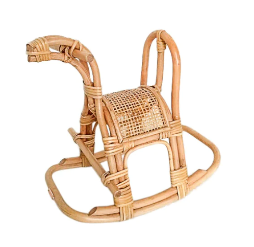 Mini Rattan Doll Rocker