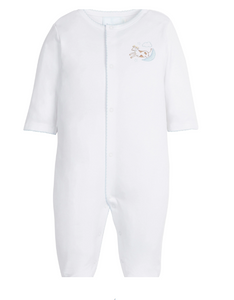 Embroidered Footie - Cow Jumping Over Moon