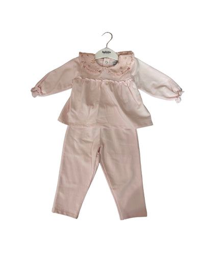 Peter Pan Collar Long Set