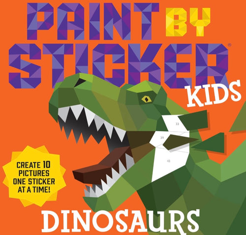 Paint by Stickers Kids Dinosaurs