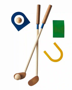 Wood Golf Toy Set