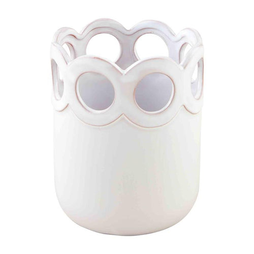 Scalloped Utensil Holder Set