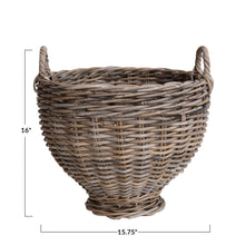 Rattan Footed Basket