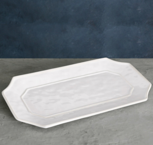 VIDA Charleston White Long Rectangular Platter