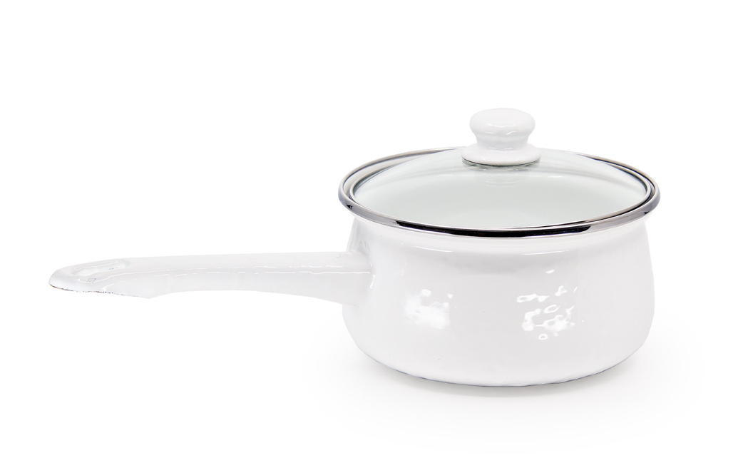 5-Cup Sauce Pan, Solid White