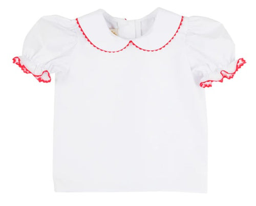 Maude's Peter Pan Collar Shirt with Ric Rac