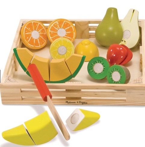 Cutting Wooden Play Fruit Set