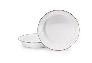 Pie Plate, Solid White