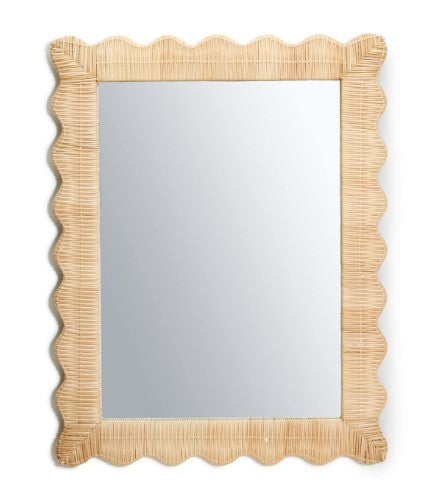 Wicker Weave Mirror