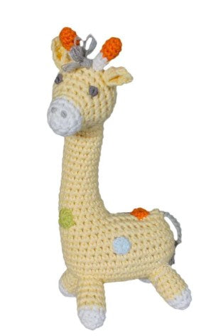 Knit Giraffe Rattle