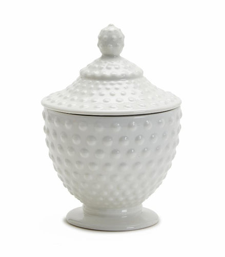Hob Nail Lidded Jar