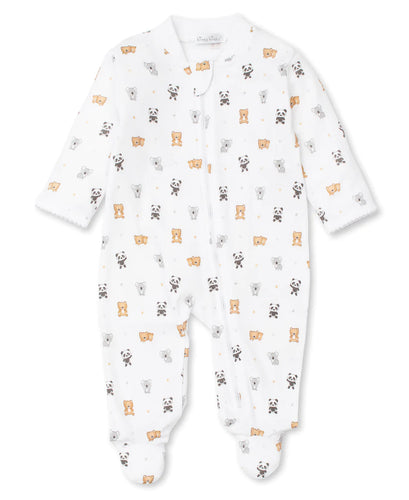 Bear Footie w/Zipper