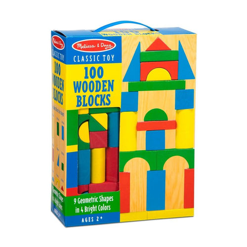 100 Piece Wood Block Set